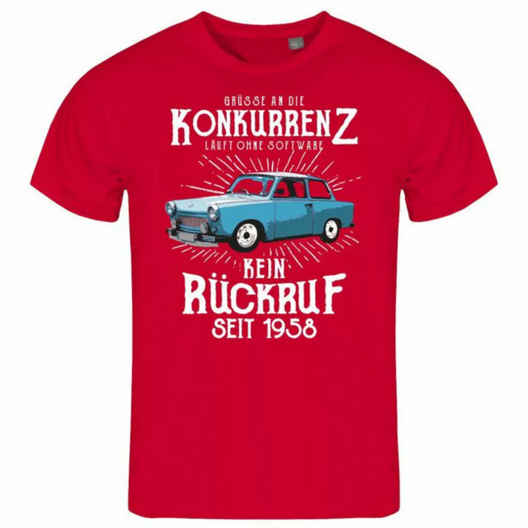 deinshirt Print-Shirt Herren T-Shirt Grüße an die Konkurrenz Funshirt mit M günstig online kaufen