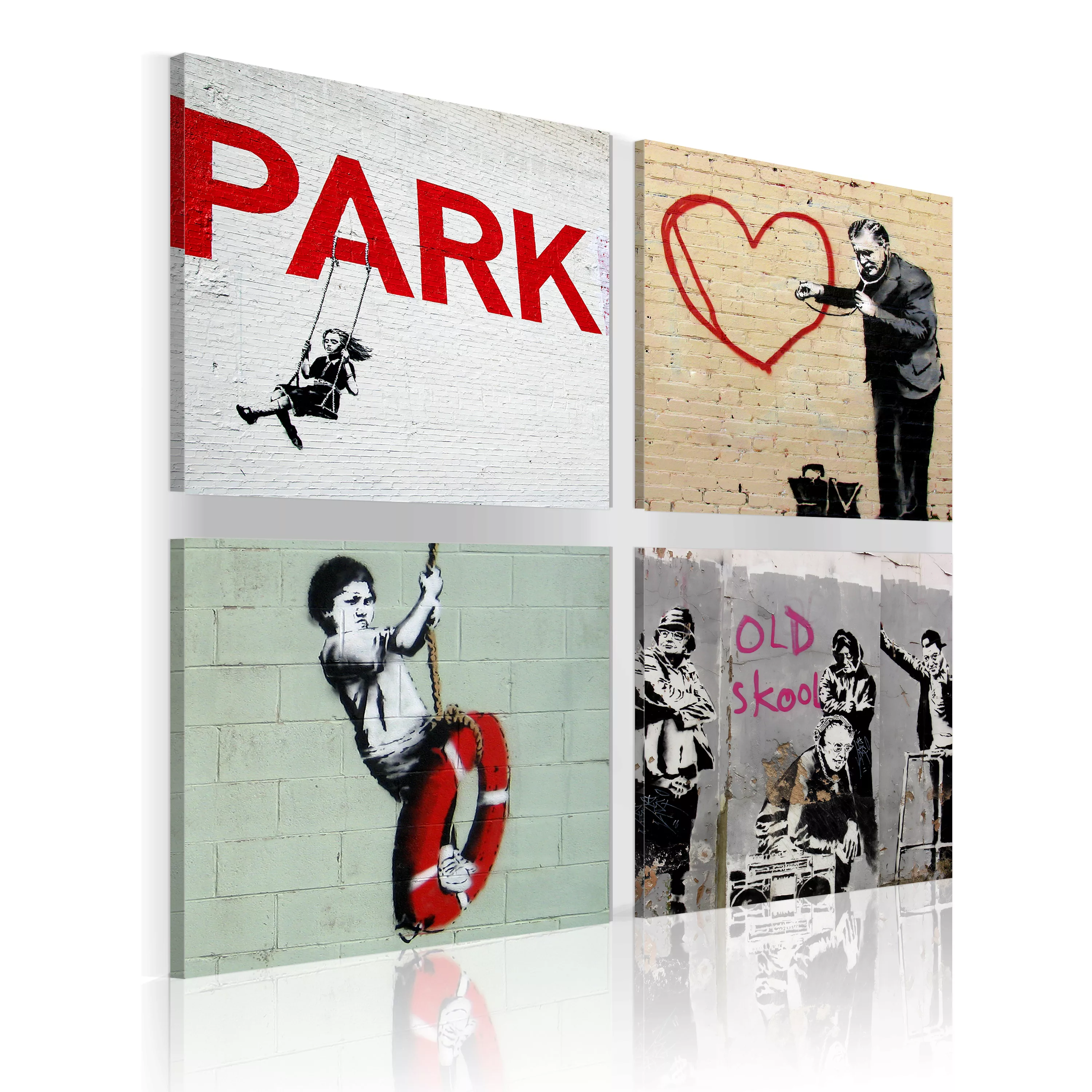 Wandbild - Banksy - Städtische Inspiration günstig online kaufen