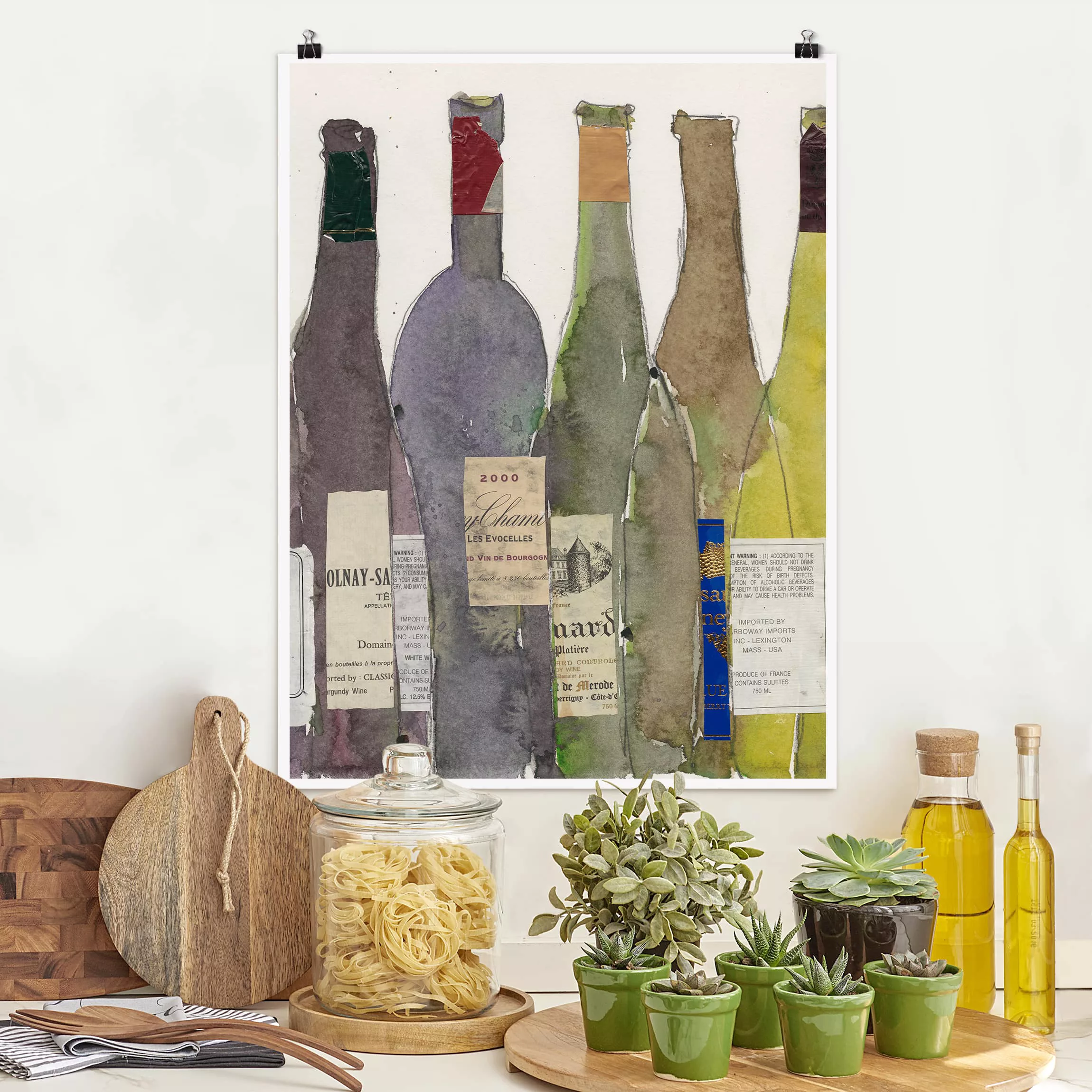 Poster - Hochformat Wein & Spirituosen IV günstig online kaufen