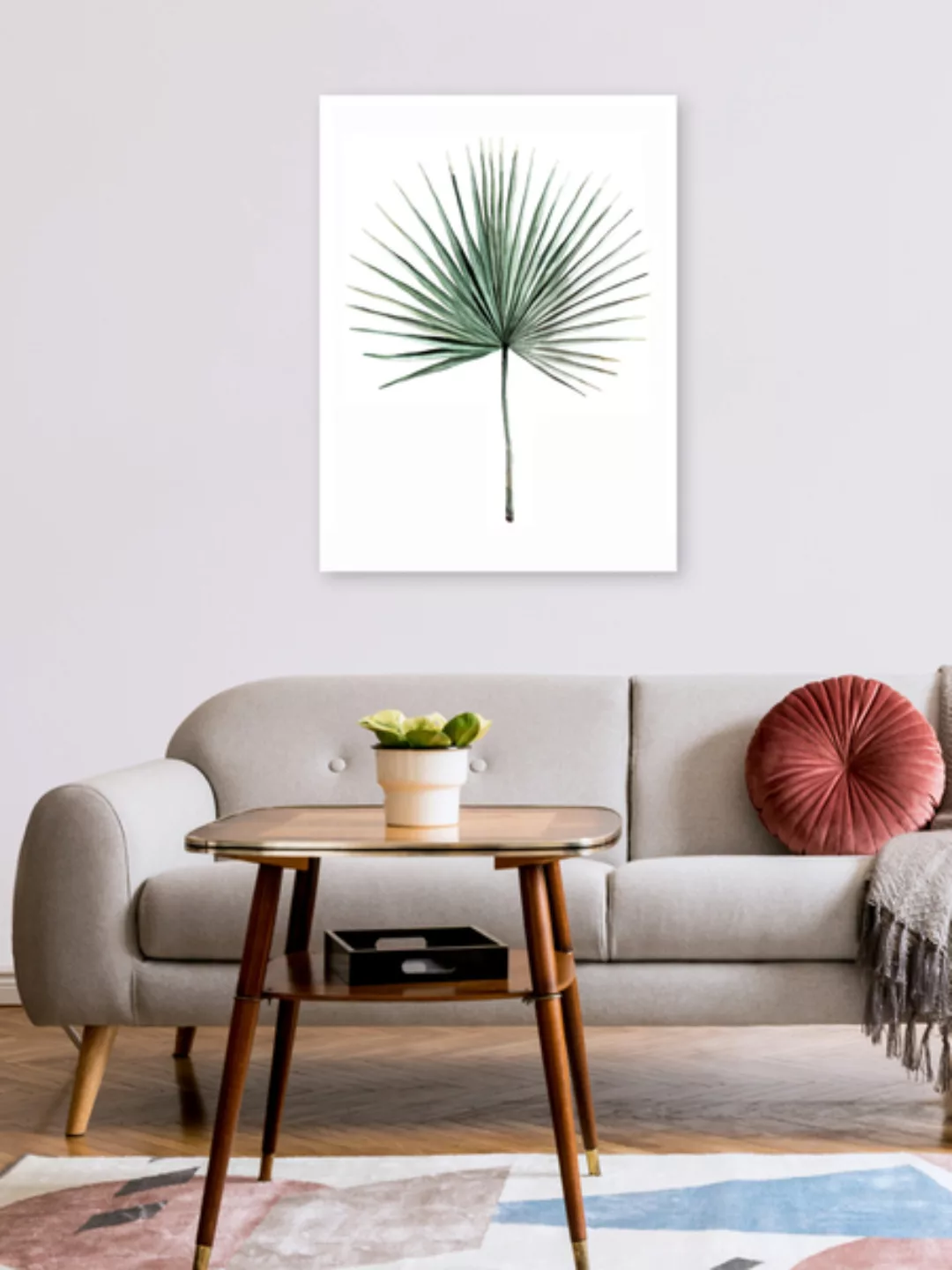 Poster / Leinwandbild - Mantika Botanical Palmwedel günstig online kaufen