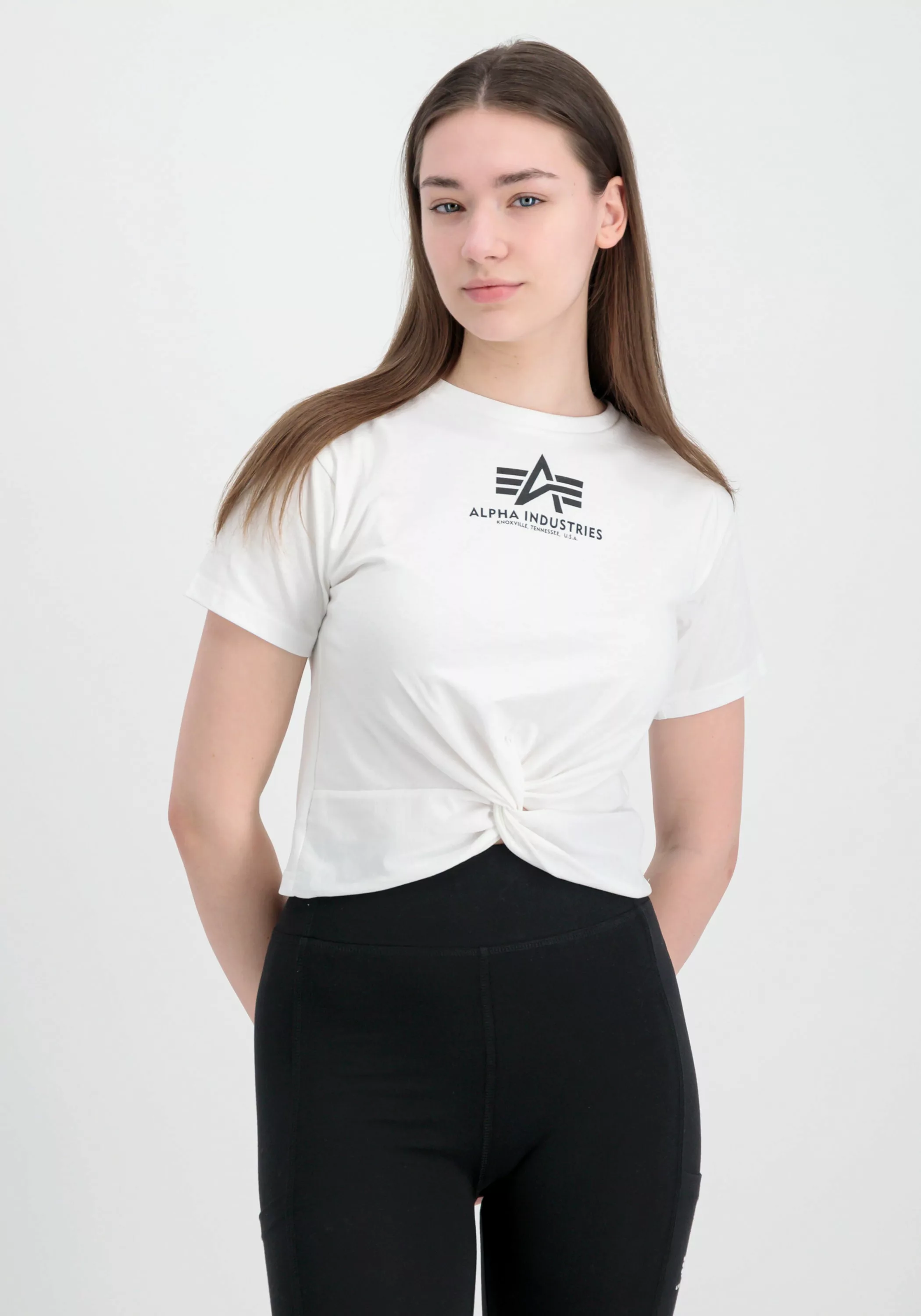 Alpha Industries Muscleshirt "ALPHA INDUSTRIES Women - T-Shirts Knotted Cro günstig online kaufen