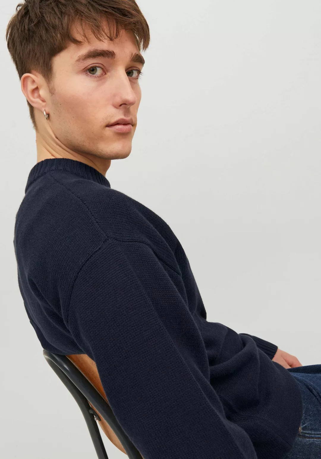 Jack & Jones Rundhalspullover "JJEJACK KNIT CREW NECK SN" günstig online kaufen