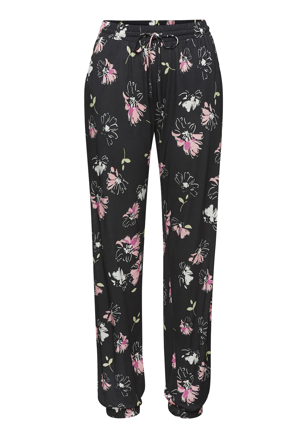 Vivance Jerseyhose, mit großem Blumendruck, Schlupfhose aus Jersey günstig online kaufen
