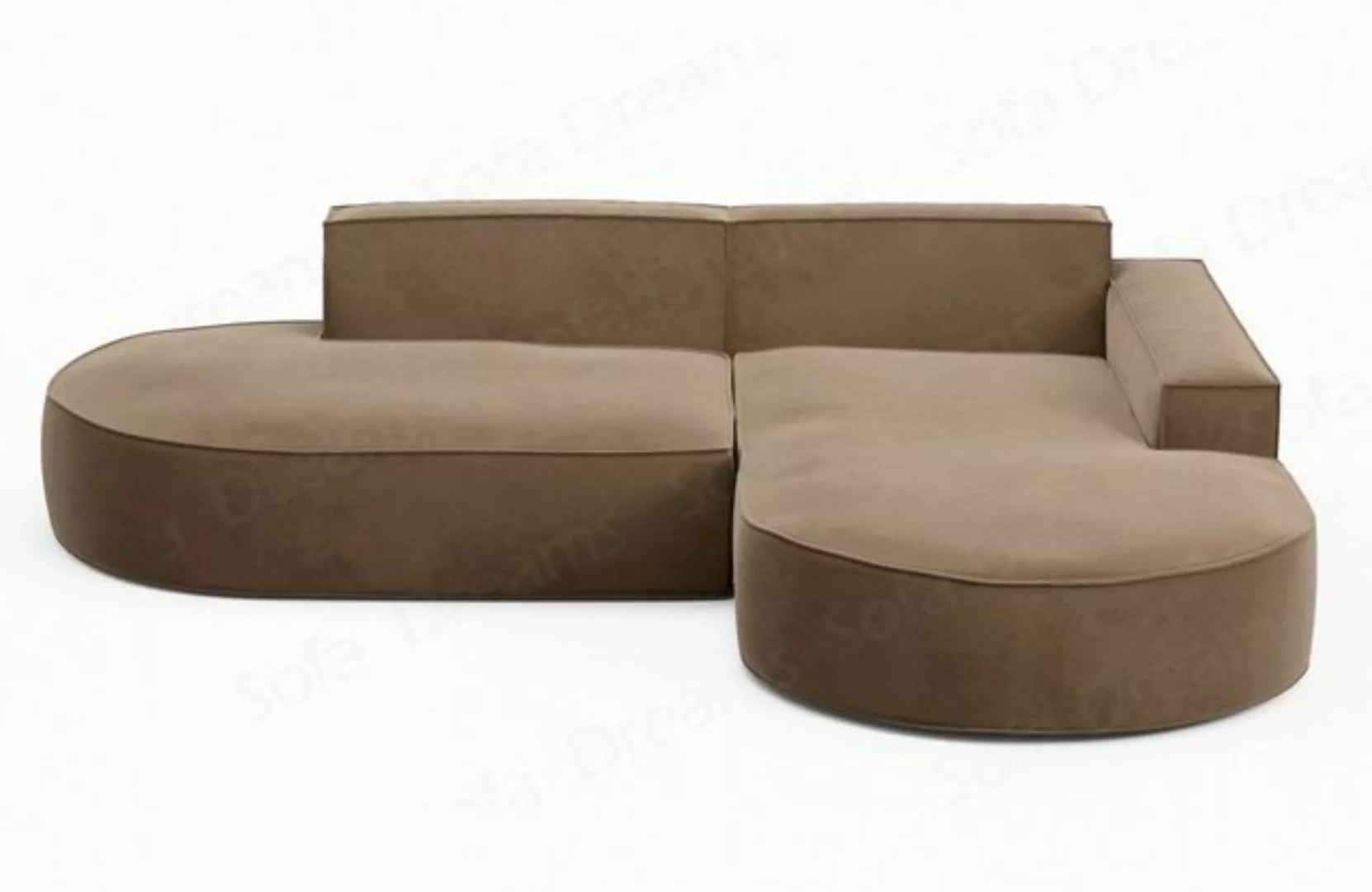 Sofa Dreams Ecksofa Samtstoff Designer Ecksofa Alegranza L Lounge Mini Stof günstig online kaufen