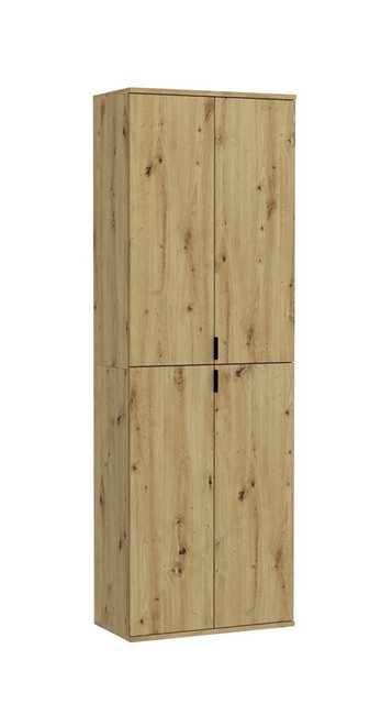 xonox.home Hochschrank in Artisan Eiche - 61x193x34cm (BxHxT) günstig online kaufen