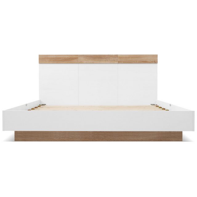 Yemaster Holzbett Doppelbett Holzbett Schwebebett mit Kopfteil,140/160/180 günstig online kaufen