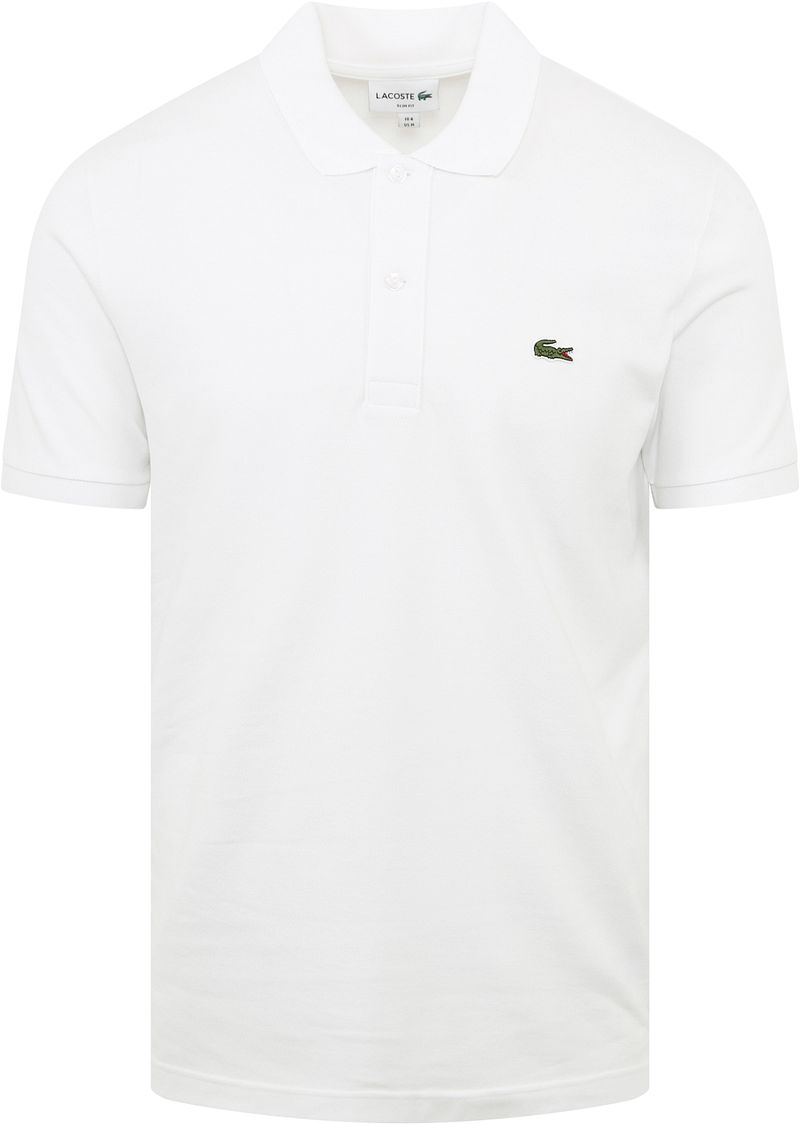 Lacoste Poloshirt Pique Weiß - Größe XL günstig online kaufen