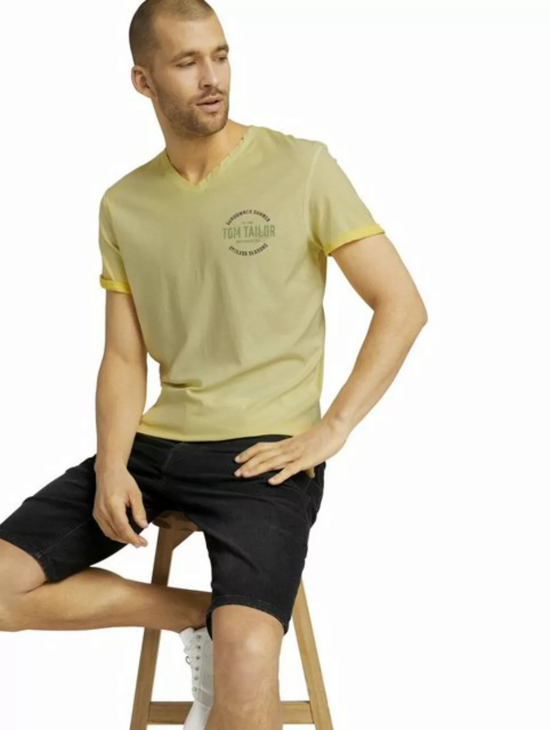TOM TAILOR T-Shirt Shirt Shirt mit Logo-Print günstig online kaufen