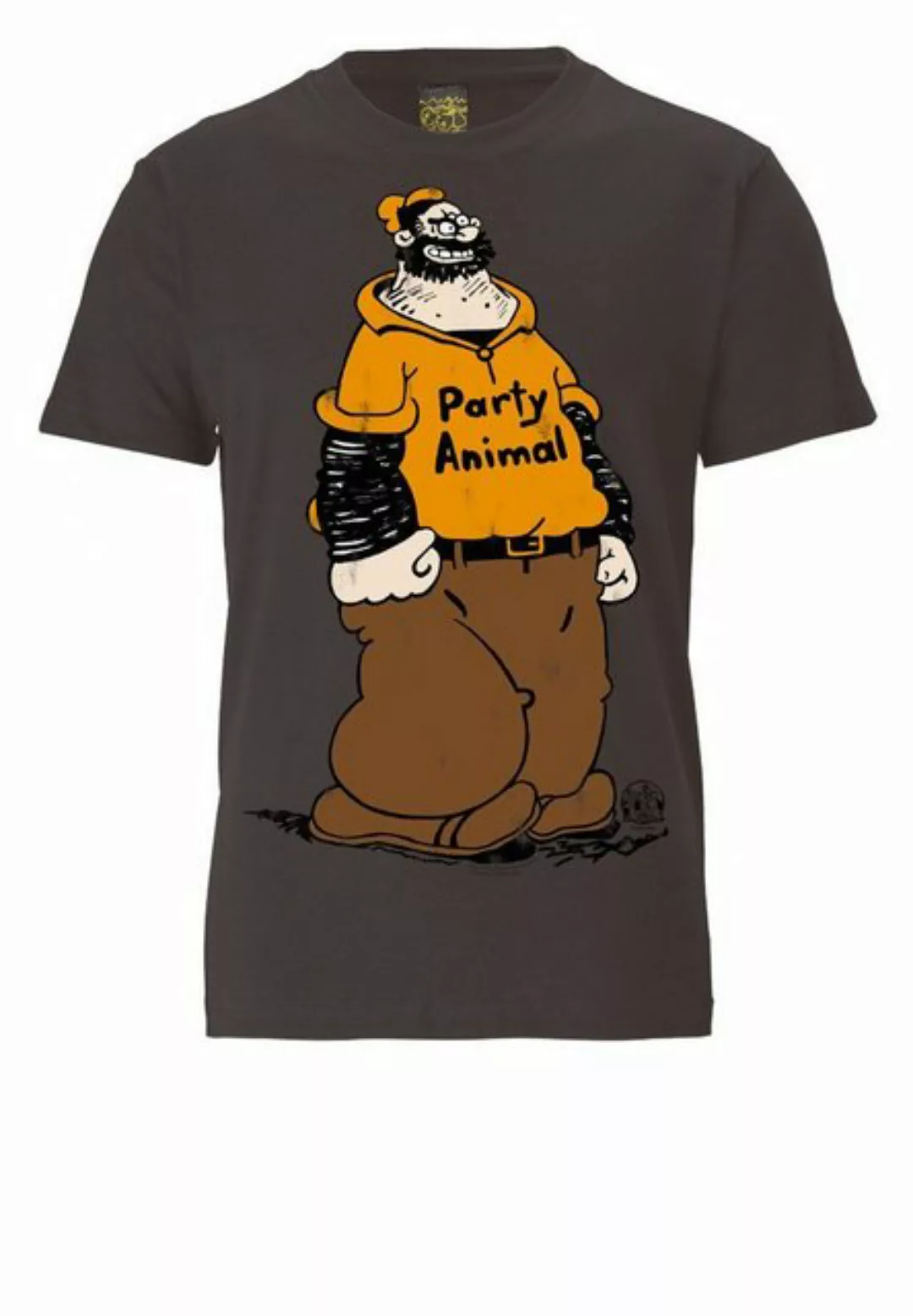 LOGOSHIRT T-Shirt "POPEYE - PARTY - ANIMAL", mit lustigem Print günstig online kaufen