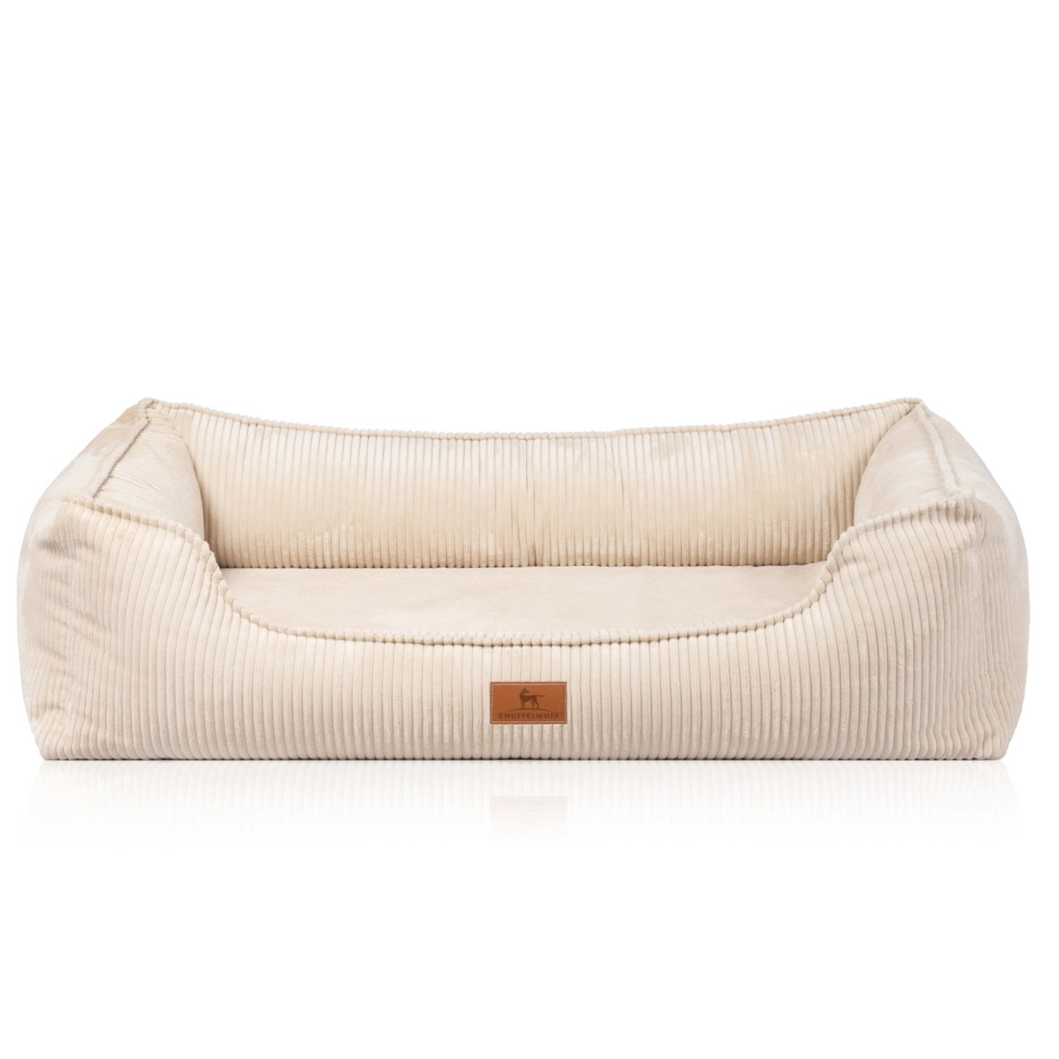 Knuffelwuff Hundebett Nunavut Orthopädisch Cord XXL 120 x 85cm Beige günstig online kaufen