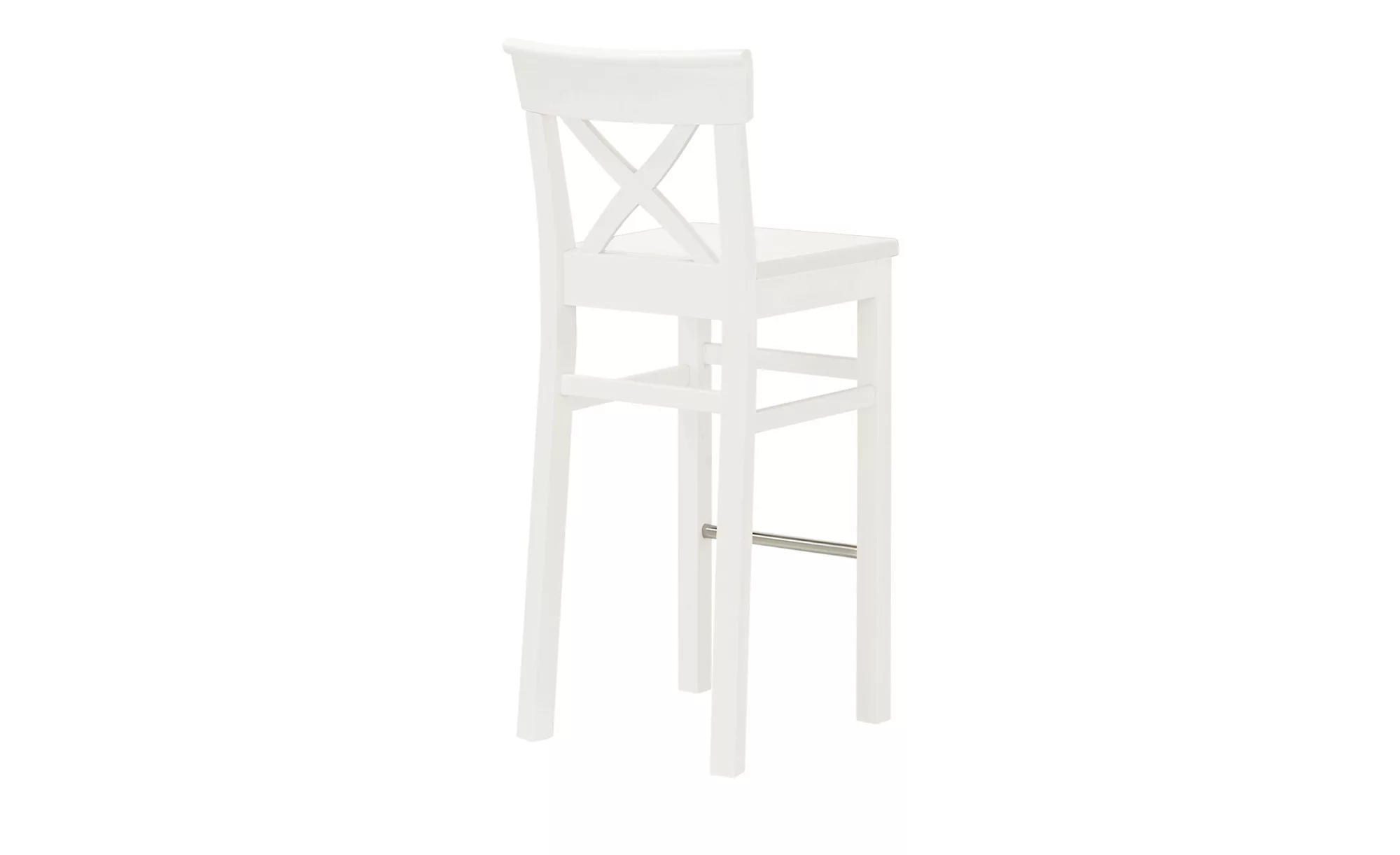 maison bleue Barstuhl  Florian ¦ weiß ¦ Maße (cm): B: 43,5 H: 106 T: 44.0 P günstig online kaufen