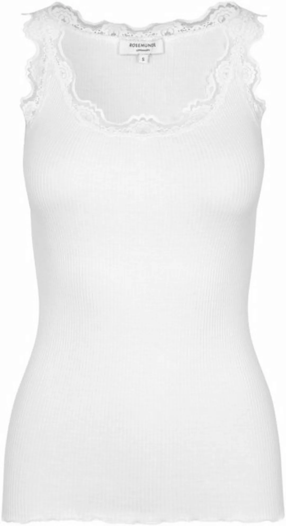 rosemunde Tanktop Babette Silk Top wunderschöner Vintage-Spitzenbesatz an A günstig online kaufen