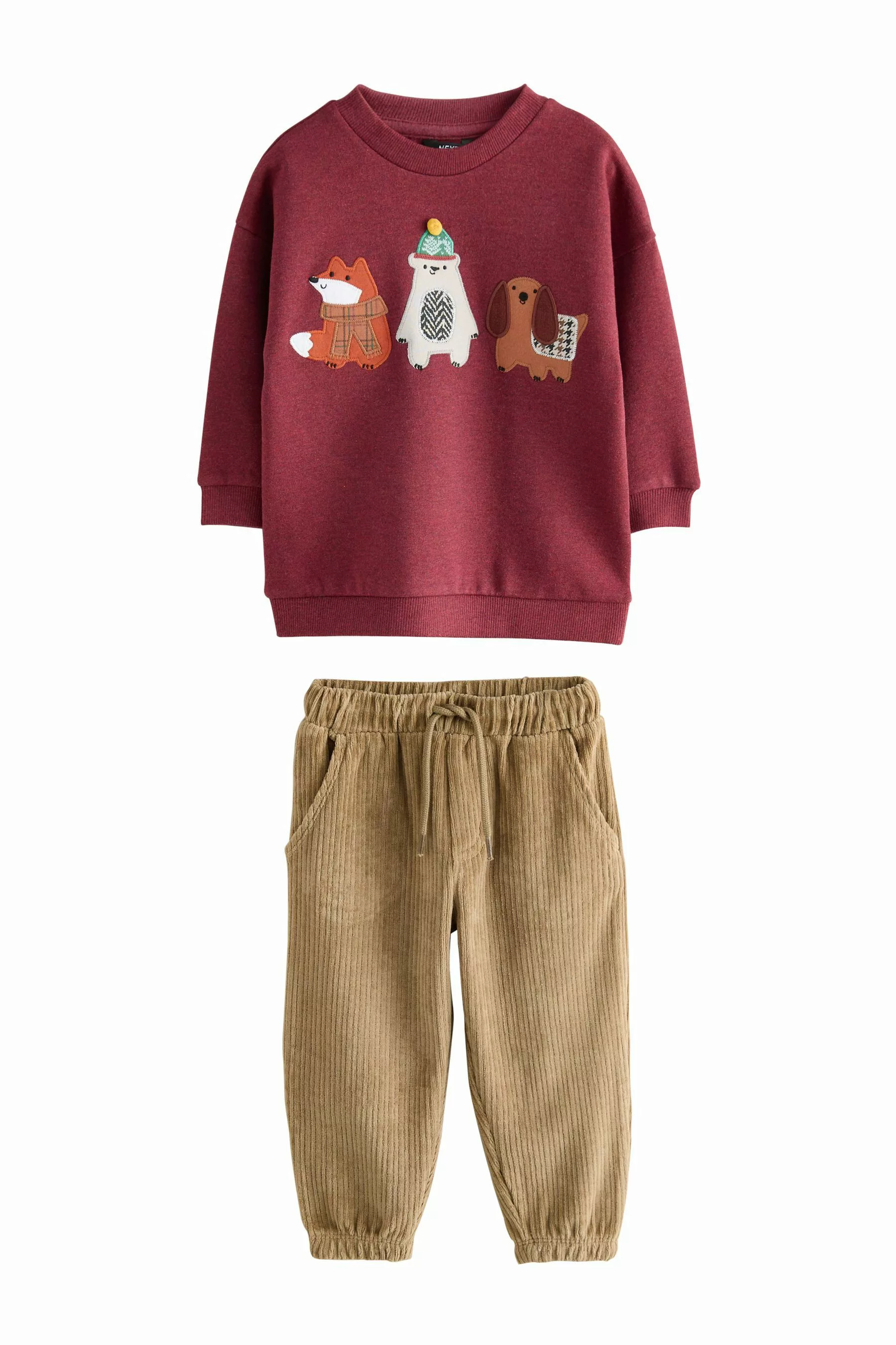 Next Sweatanzug Sweatshirt mit Applikation und günstig online kaufen