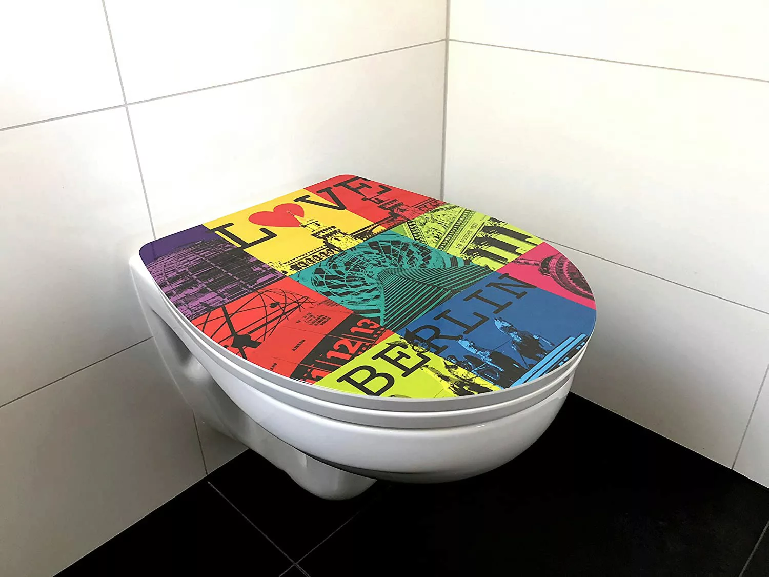 ADOB WC-Sitz "Berlin", Absenkautomatik, zur Reinigung auf Knopfdruck abnehm günstig online kaufen