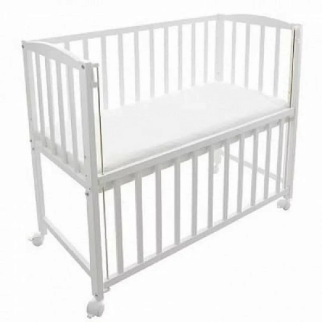 Babyhafen Beistellbett Stubenbett 3in1 Babybett mit Matratze Rollen, inkl. günstig online kaufen