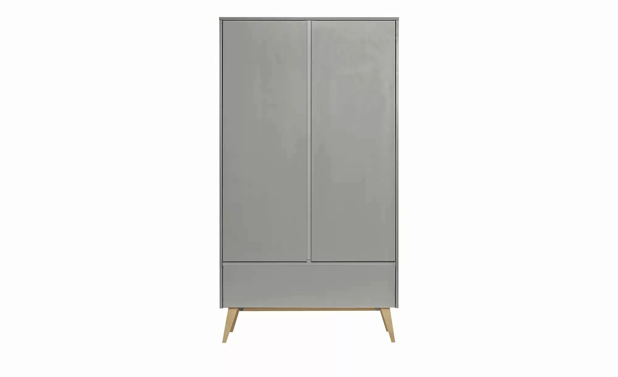 Kleiderschrank  Swing ¦ grau ¦ Maße (cm): B: 100 H: 199,5 T: 52,5 Baby > Ba günstig online kaufen