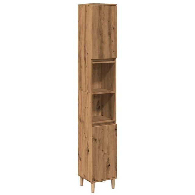 vidaXL Badezimmerspiegelschrank Badschrank Artisan-Eiche 30x30x190 cm Holzw günstig online kaufen