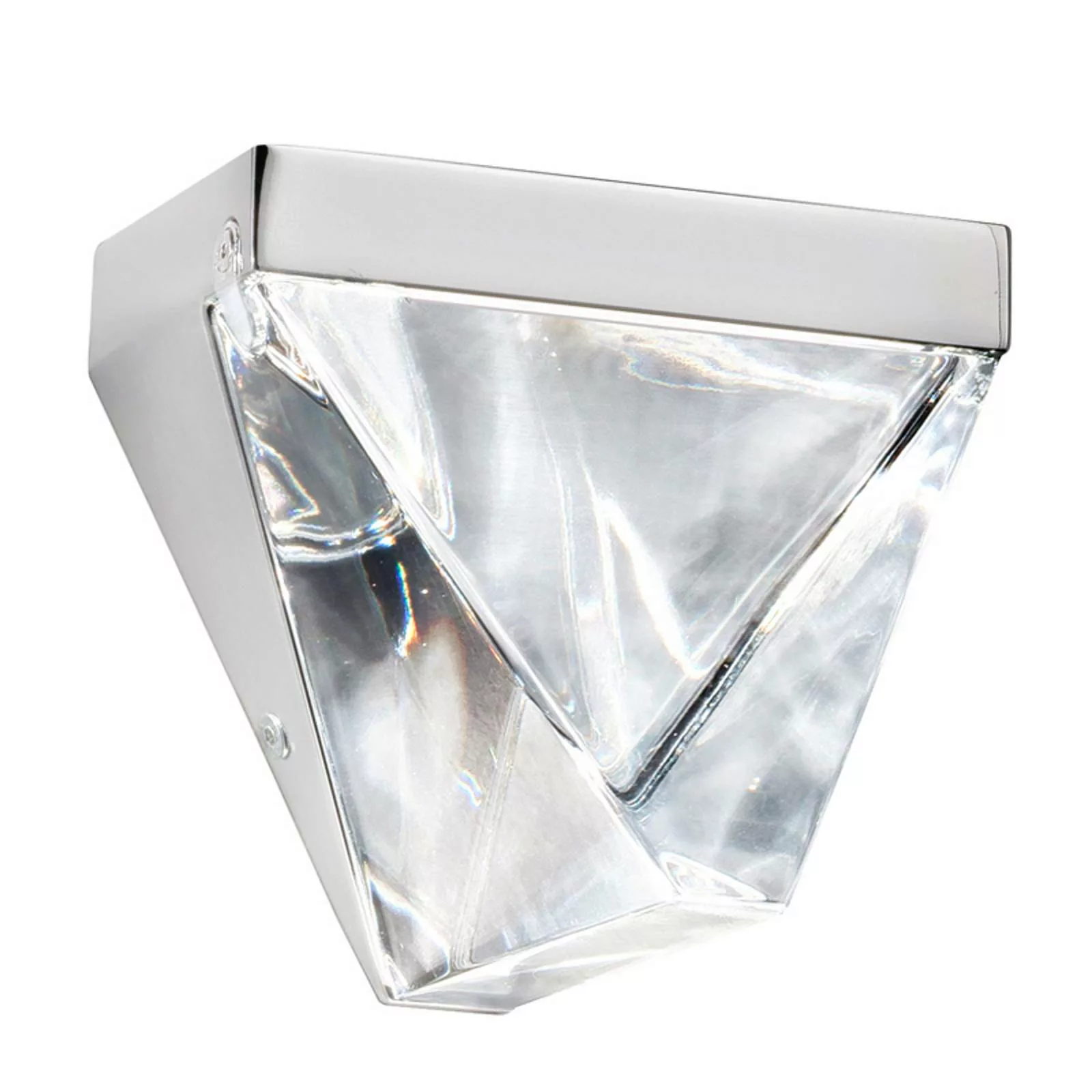 Fabbian Tripla - Kristall-LED-Wandleuchte, alu günstig online kaufen