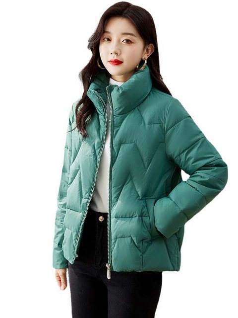 KIKI 3-in-1-Funktionsparka Damen Elegant Winter Steppjacke Einfarbig Kapuze günstig online kaufen
