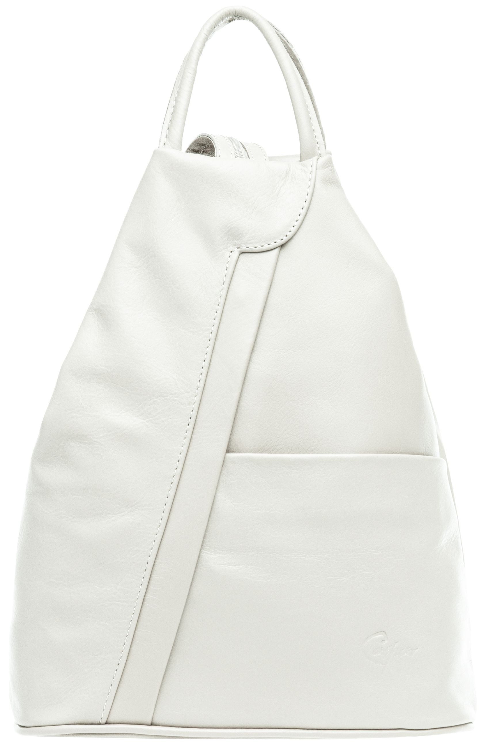 Caspar Cityrucksack 2in1 sportliche Leder Schultertasche günstig online kaufen