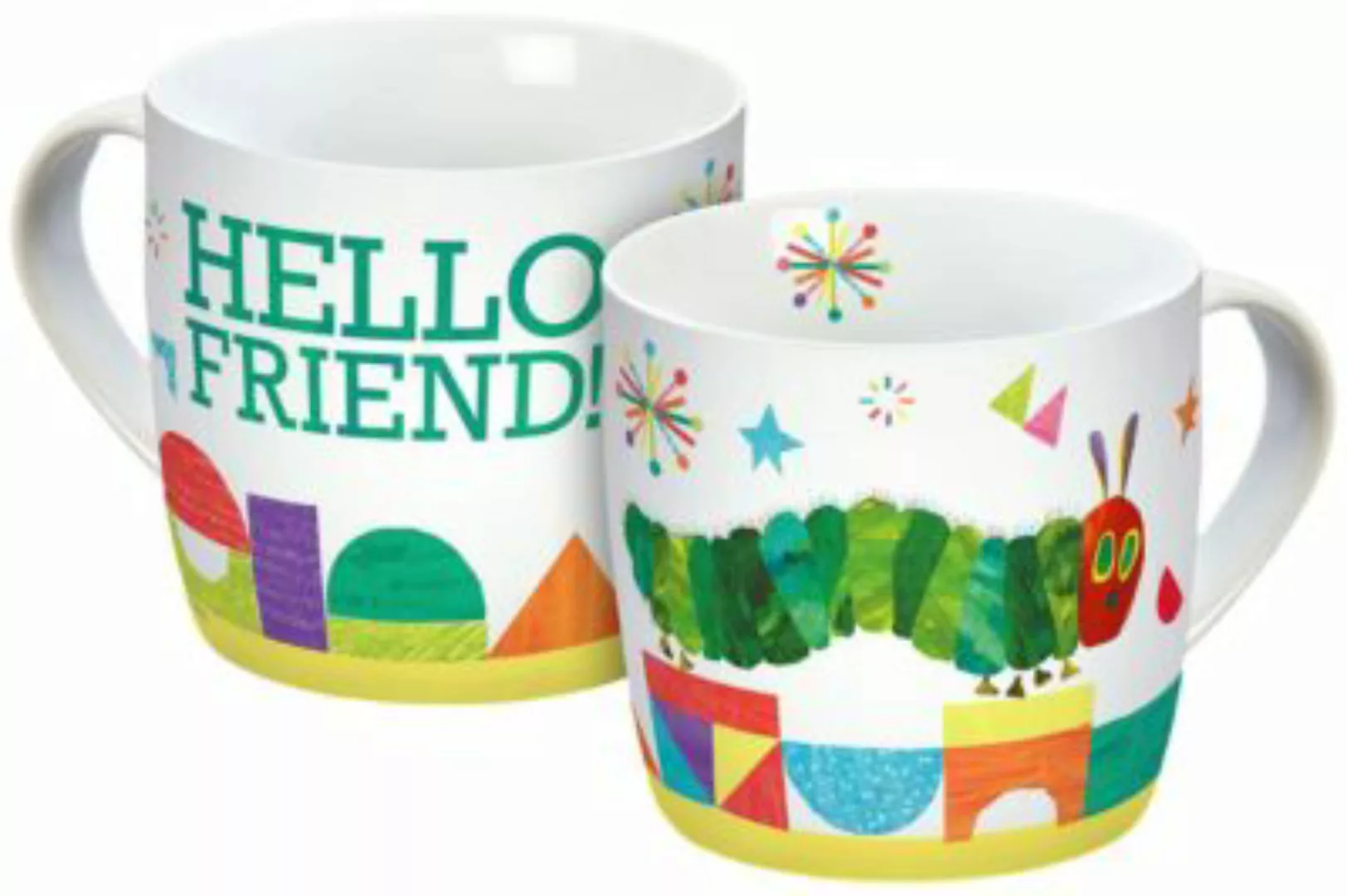 Geda Labels Tasse Raupe Nimmersatt Hello Friend 250ml Tassen bunt günstig online kaufen