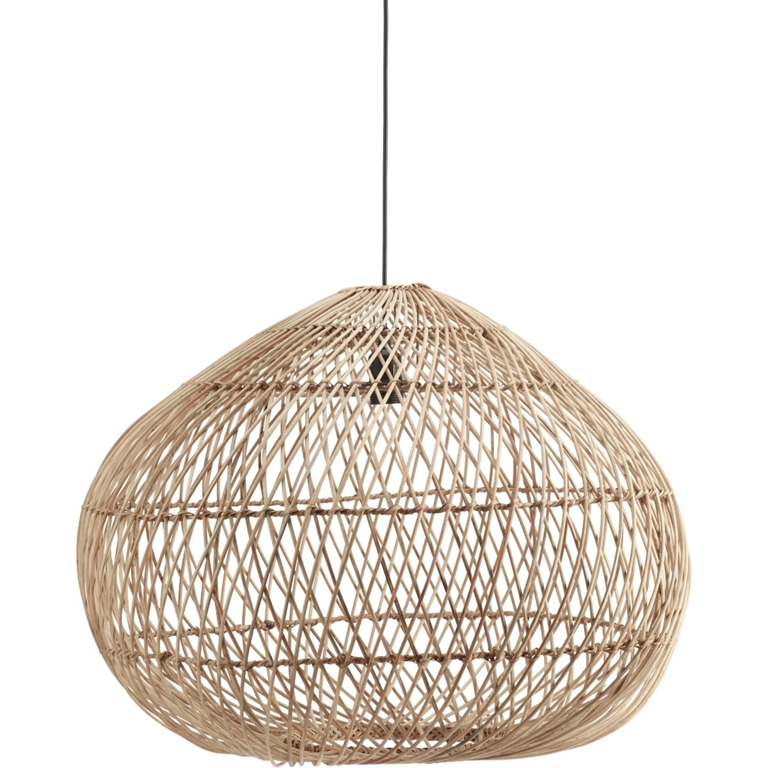 PR Home Karen Rattan Hängelampe aus geflochtenen Naturmaterial ca. 50cm E27 günstig online kaufen