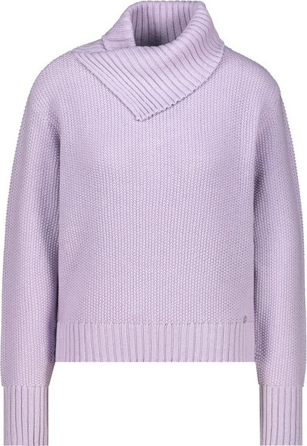 Monari Blusenshirt Strickpullover mit Reiskornmuster soft lilac günstig online kaufen