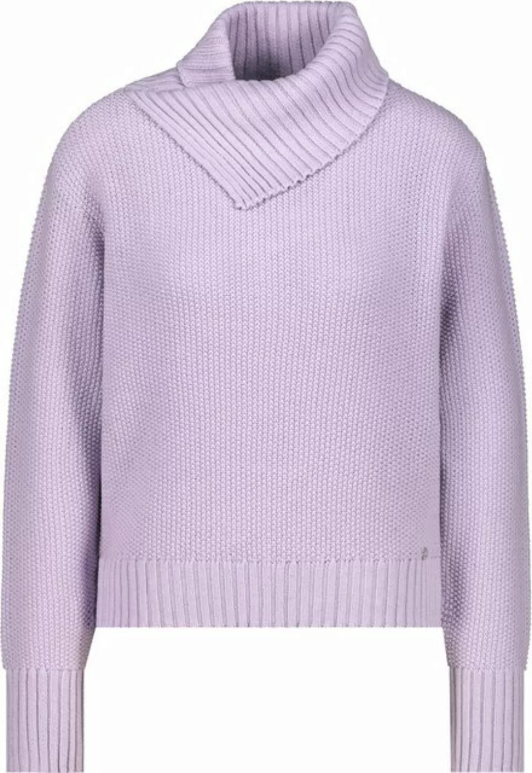 Monari Blusenshirt Strickpullover mit Reiskornmuster soft lilac günstig online kaufen