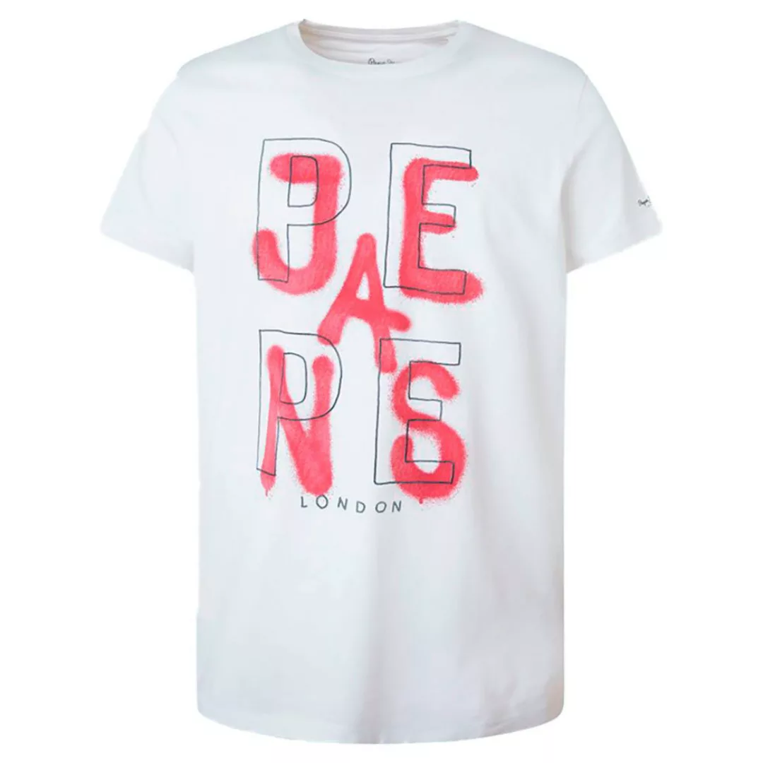 Pepe Jeans Reidar Kurzärmeliges T-shirt S White günstig online kaufen