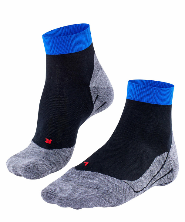 FALKE RU4 Short Herren Laufsocken, 44-45, Schwarz, Baumwolle, 16705-306304 günstig online kaufen