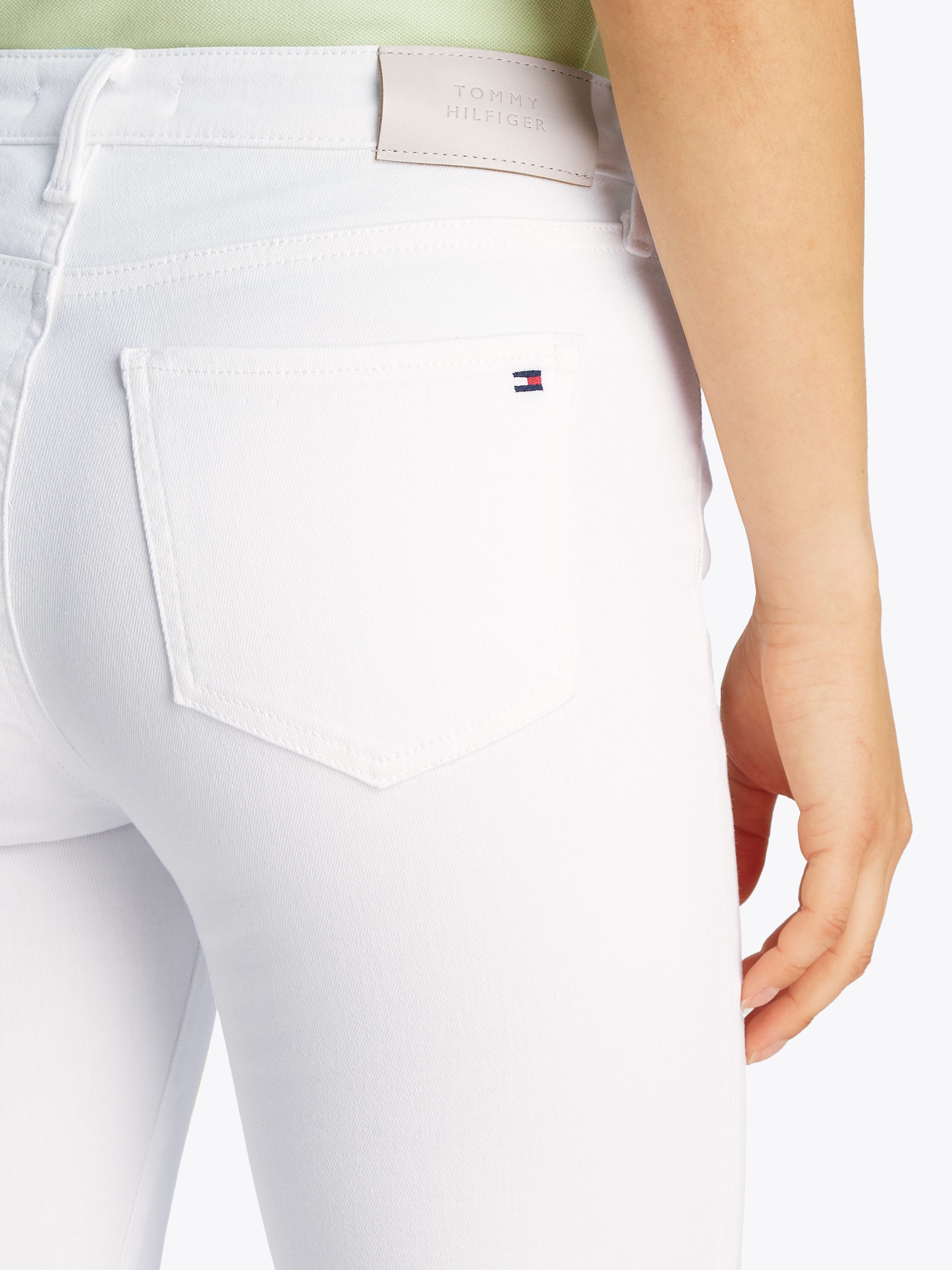 Tommy Hilfiger Skinny-fit-Jeans "COMO Skinny RW ACE mit Logo-Badge und knöc günstig online kaufen