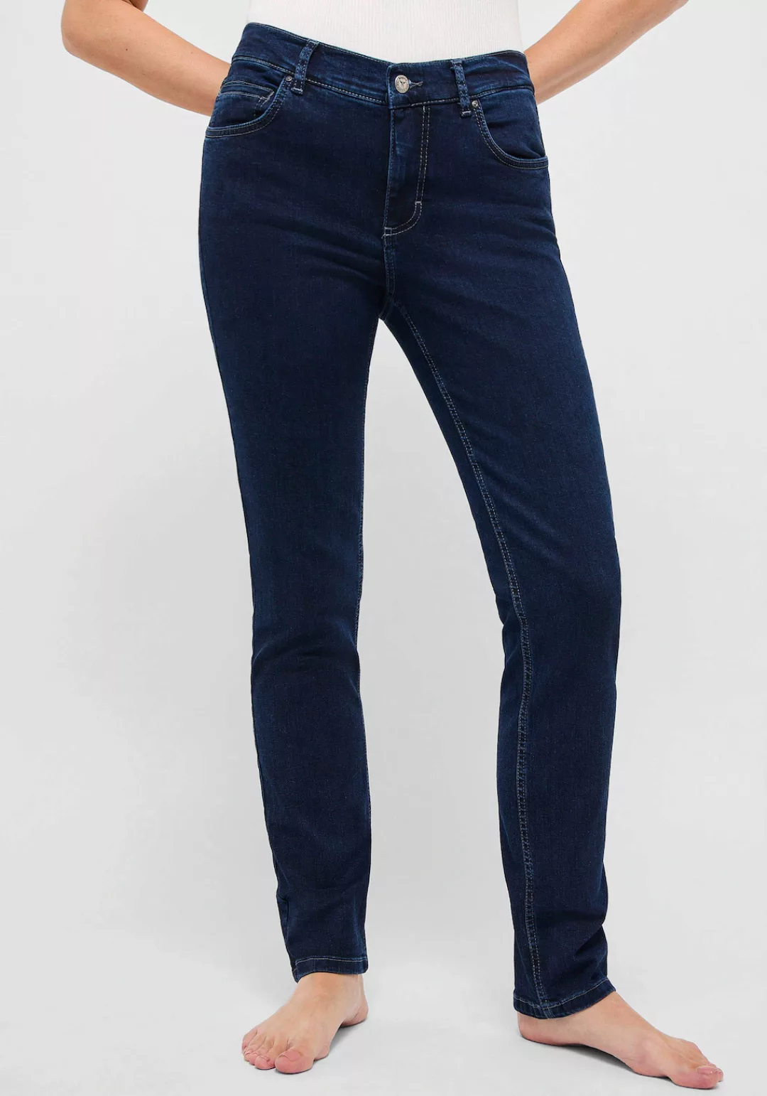 ANGELS 5-Pocket-Jeans CICI aus sportivem Denim günstig online kaufen