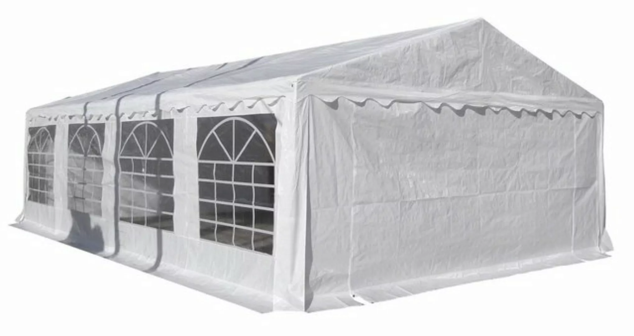 ebuy24 Relaxliege, Gartenliege Ruse Pavillon, Partyzelt 5x8 M, weiss. günstig online kaufen