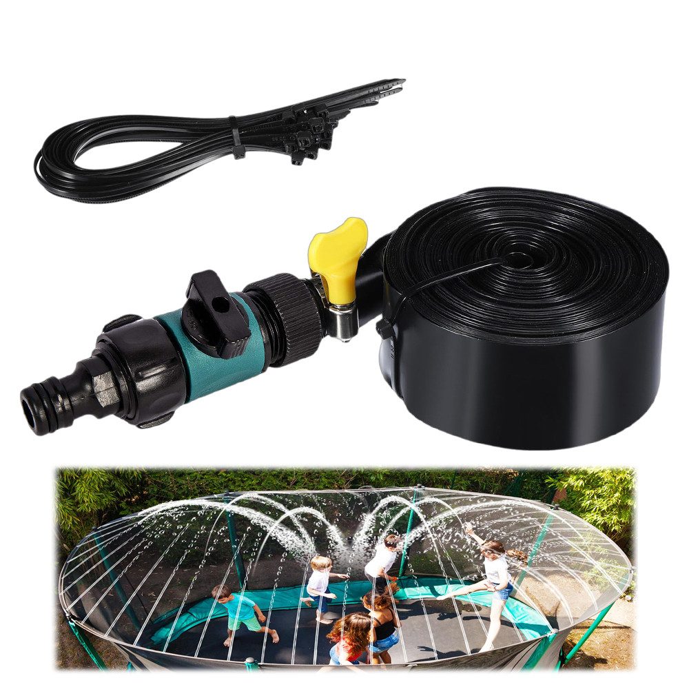 Rosnek Spiel-Wassersprenkler Trampolin Sprinkler Sprühschlauch Garten günstig online kaufen