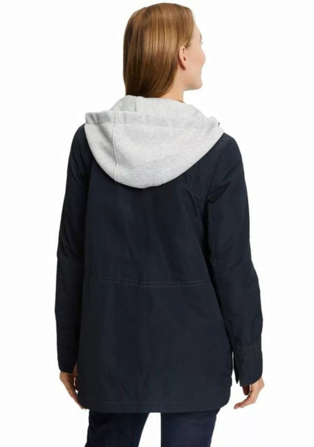 Amber & June Outdoorjacke mit Ziernähten günstig online kaufen