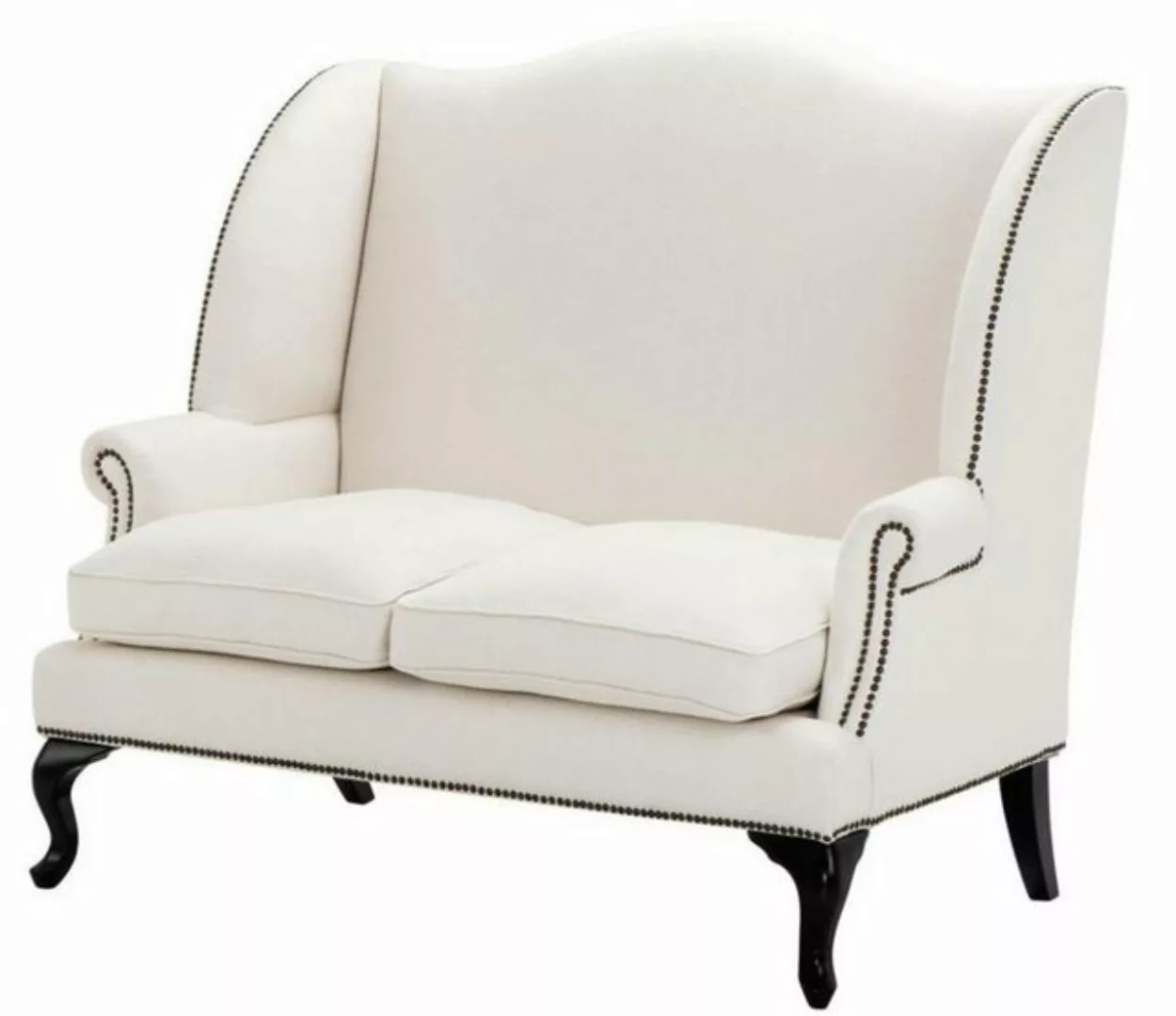 Casa Padrino Sofa Designer Sofa Weiß 144 x 80 x H. 150 cm - Luxus Hoteleinr günstig online kaufen