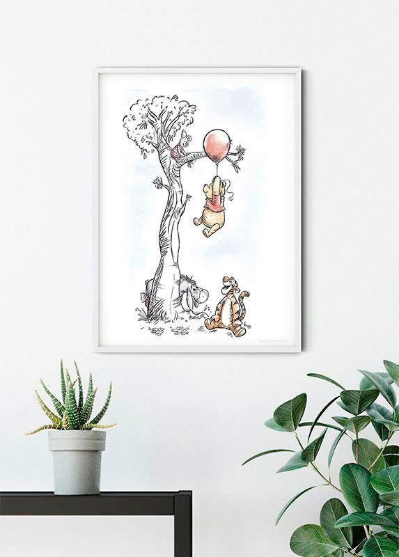 Komar Bild »Winnie the Pooh Hang on«, Disney, (1 St.), Wandbild zur Dekorat günstig online kaufen