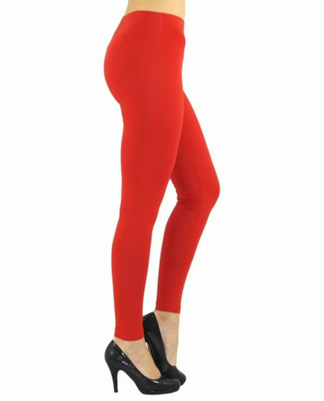 YESET Leggings Damen Leggings Leggins lang hoher Bund rot XXL (1-tlg) günstig online kaufen