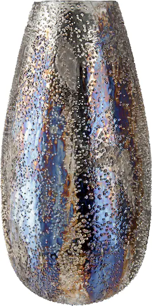 GILDE Tischvase »Pavone«, (1 St.), Vase aus Metall, Höhe ca. 39 cm günstig online kaufen