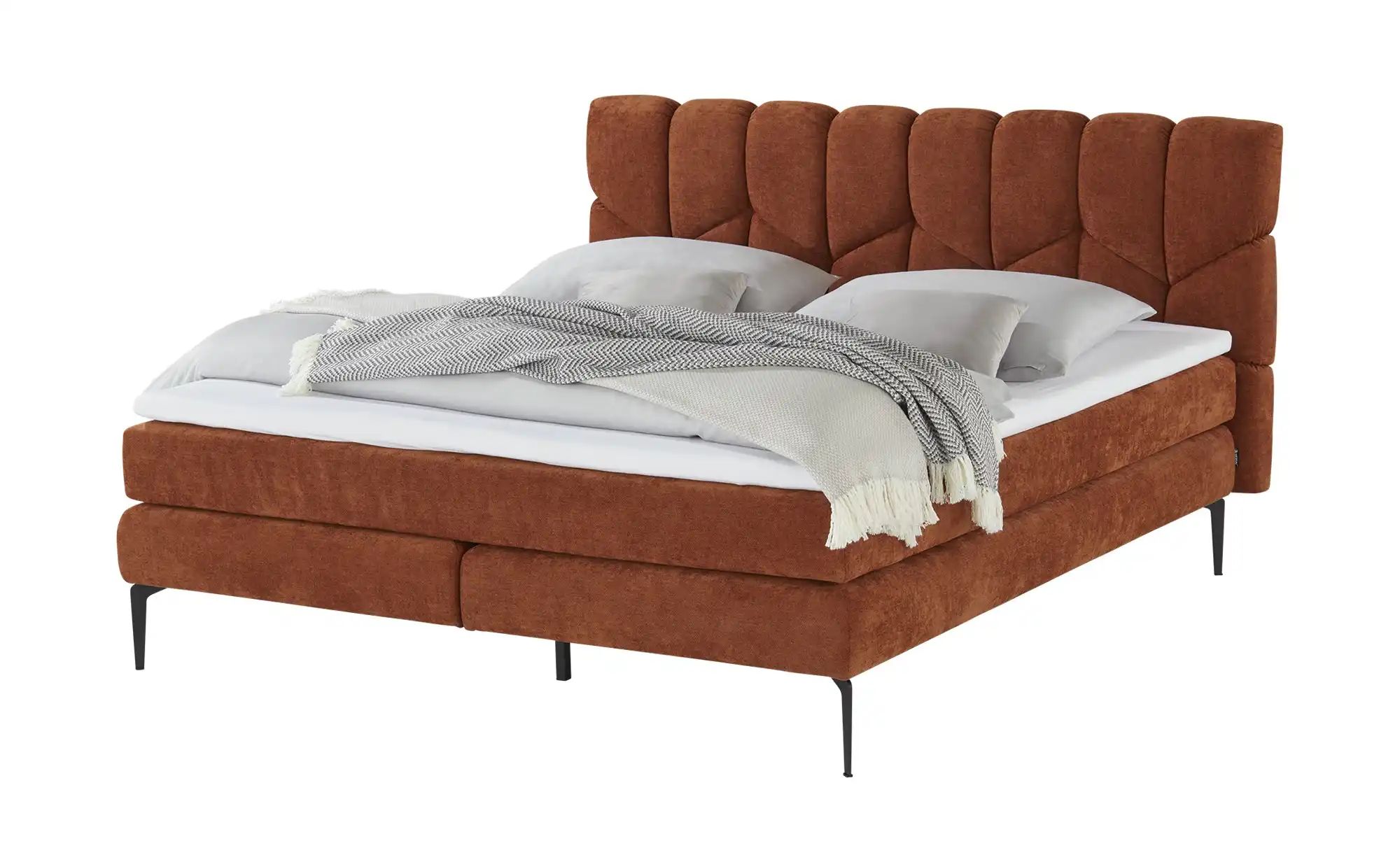 switch Boxspringbett  Bari ¦ orange ¦ Maße (cm): B: 175 H: 110 Betten > Box günstig online kaufen