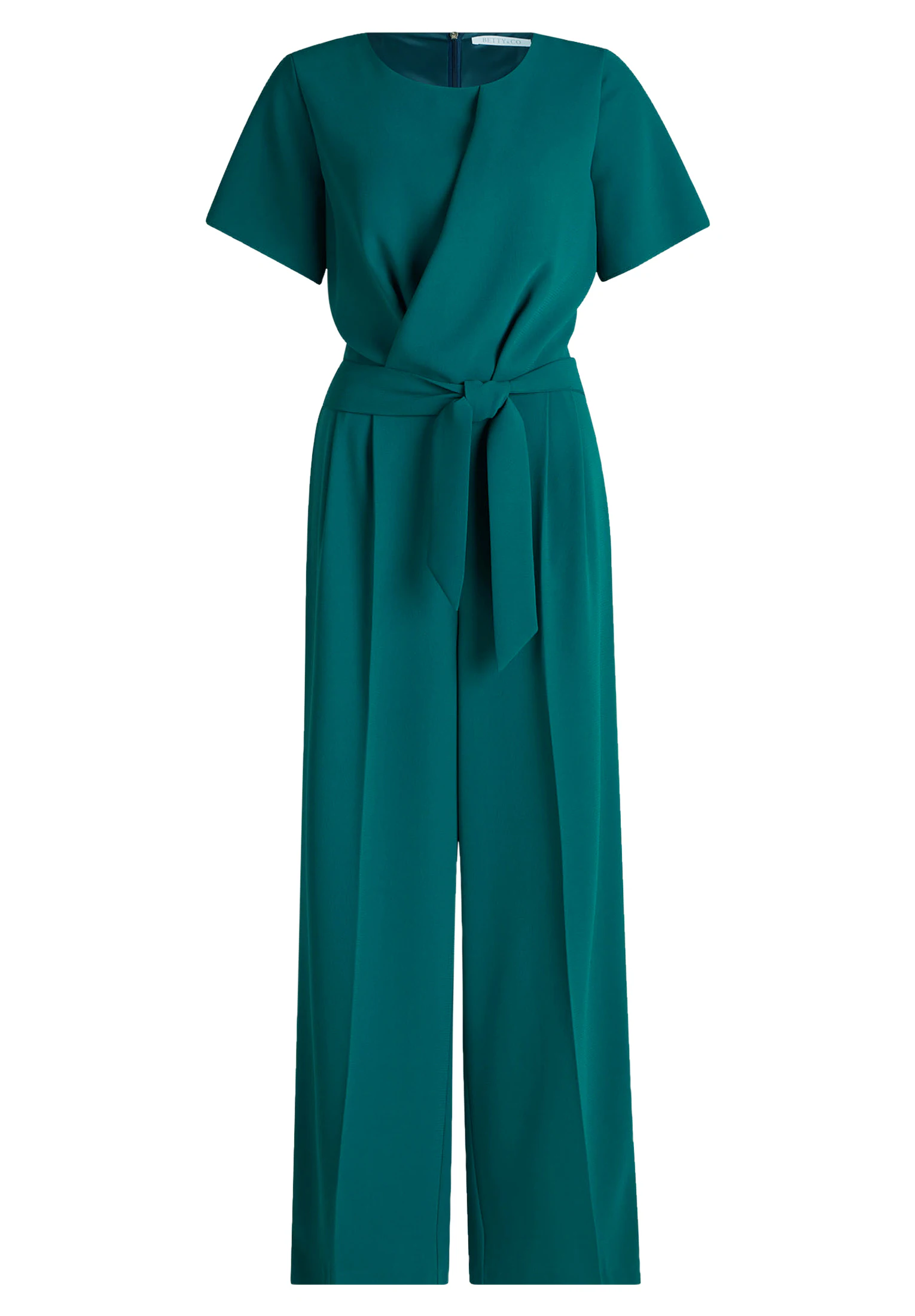 Betty&Co Overall "Betty & Co Damen Jumpsuit mit Bindegürtel", (1 tlg.) günstig online kaufen