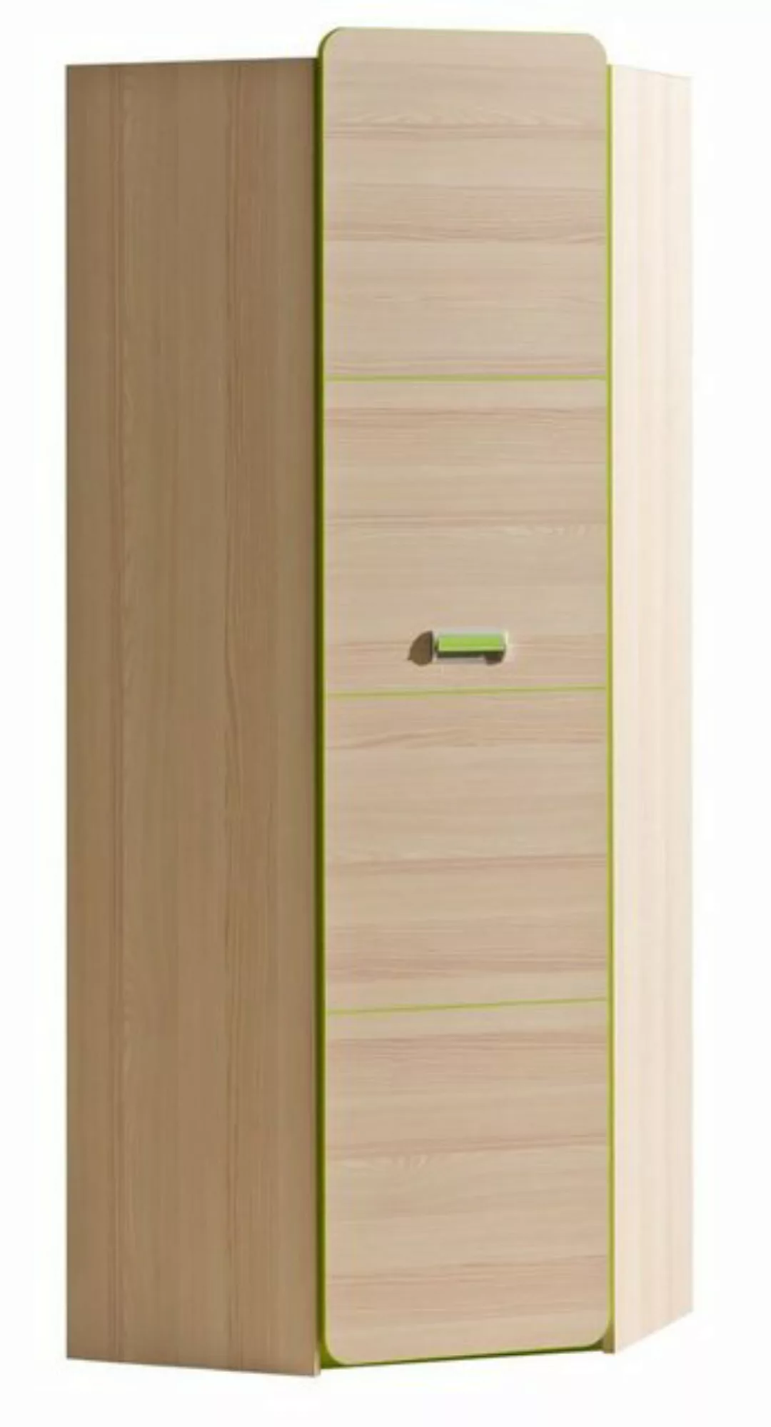 Feldmann-Wohnen Eckschrank Loreto (1-St) 71x71x188cm Esche Coimbra / lindgr günstig online kaufen