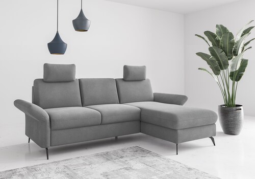 Home affaire Ecksofa "Rochelle", wahlweise mit Bettfunktion, Bettkasten und günstig online kaufen