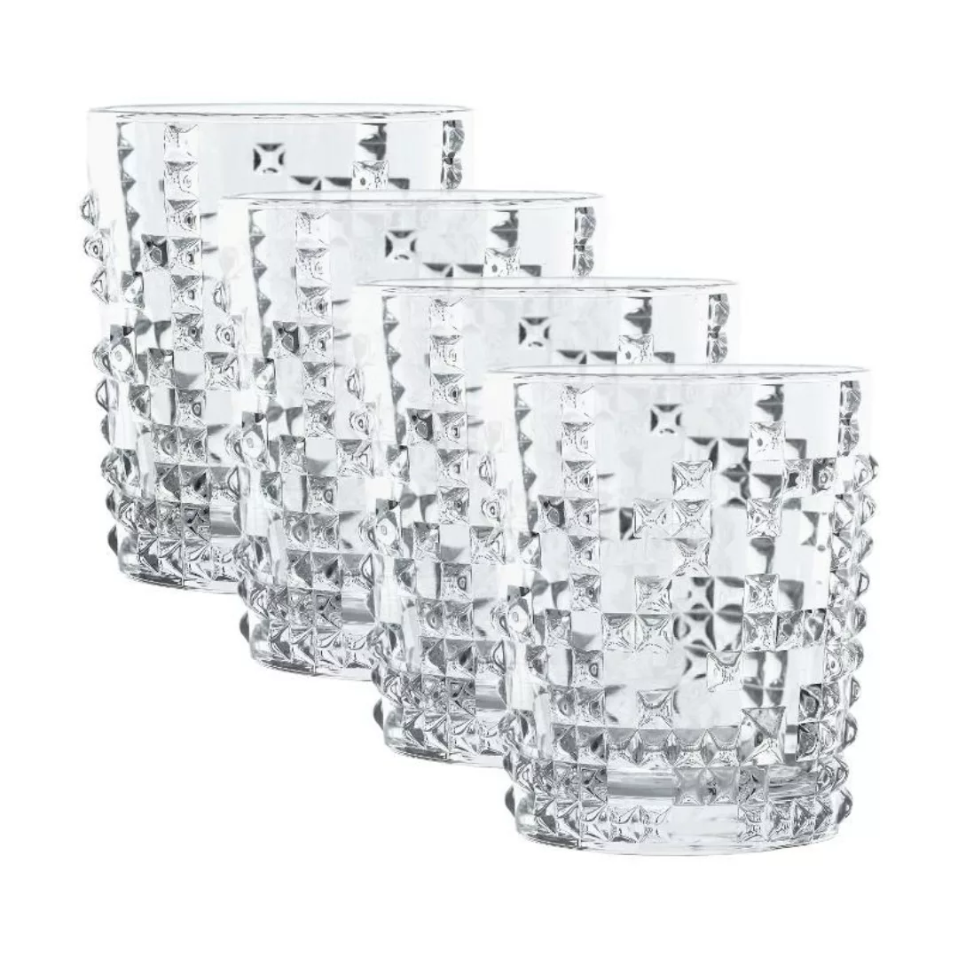 Nachtmann Punk Becher Glas Set 4-tlg. 348 ml / h: 101 mm günstig online kaufen