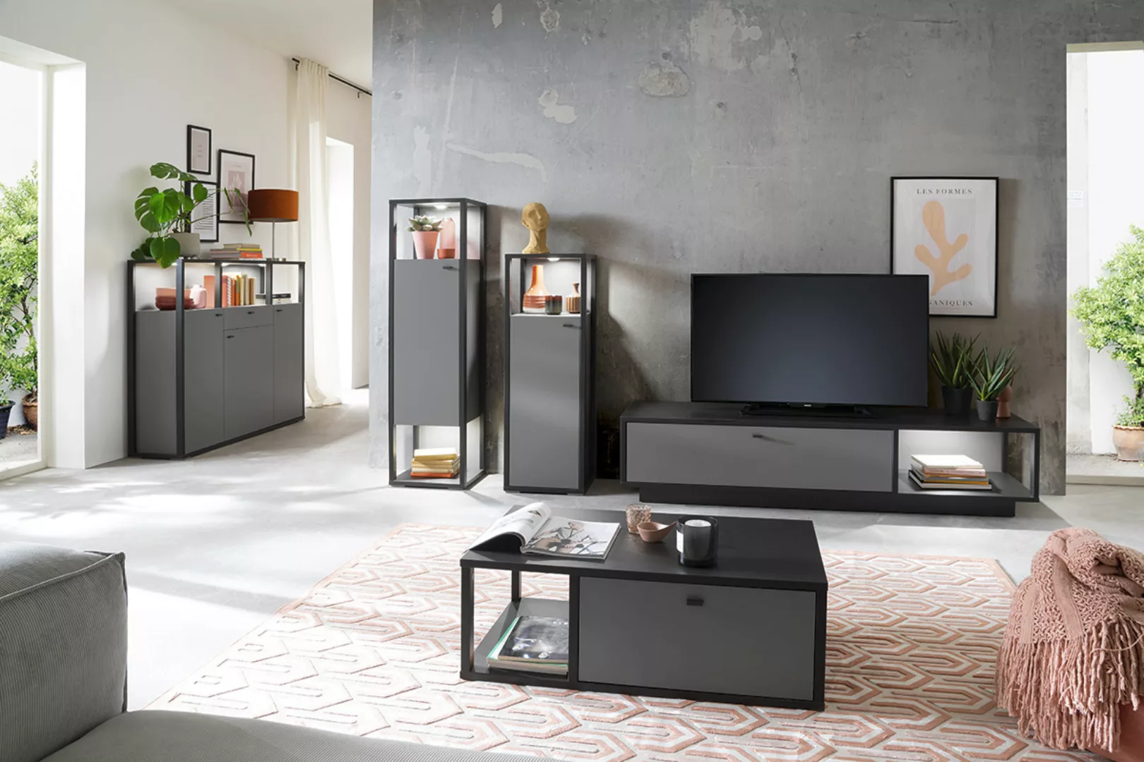 MCA furniture Vitrine Kleine Vitrine Luxor günstig online kaufen