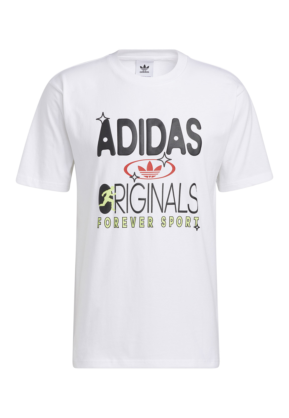 Adidas Originals Forever Sport Kurzärmeliges T-shirt L White / Multicolor günstig online kaufen