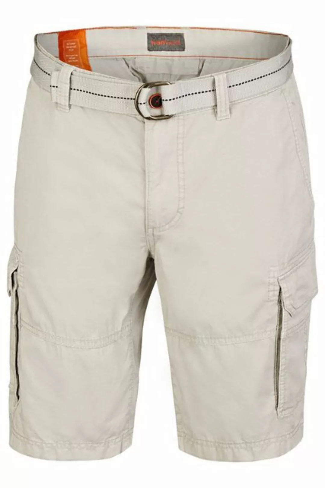 Hattric Bermudas Hattric Herren Cargo Bermuda mit Gürtel Light Grey günstig online kaufen