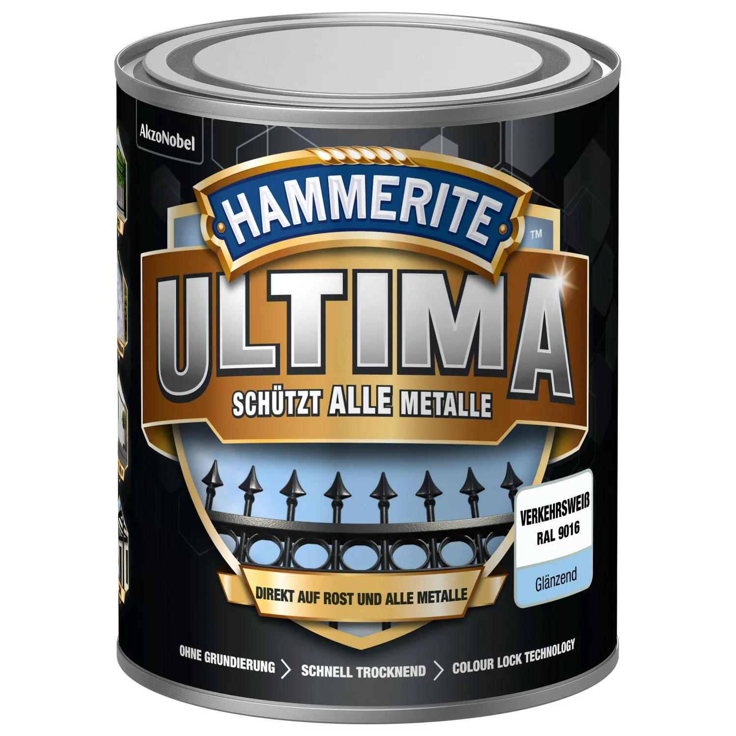 Hammerite Ultima Premium Metall-Schutzlack glänzend Verkehrsweiß 750 ml günstig online kaufen