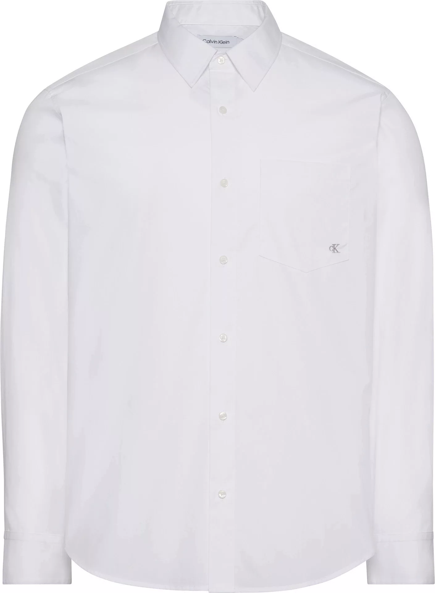 Calvin Klein Jeans Langarmhemd "LS POPLIN CLASSIC SHIRT", mit Monogramm-Sti günstig online kaufen