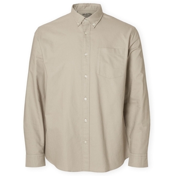 Selected  Hemdbluse Noos Regrick Oxford Shirt - Pure Cashemere günstig online kaufen
